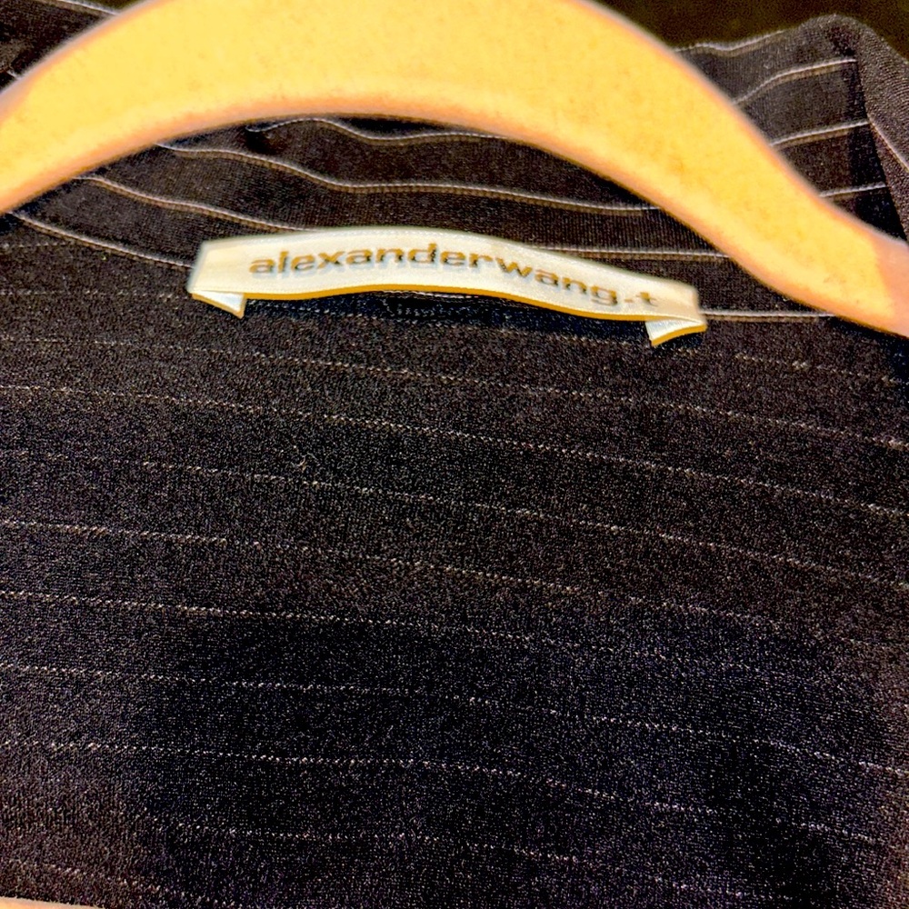 Alexander wang 2 piece shirt/ pants pin stripe